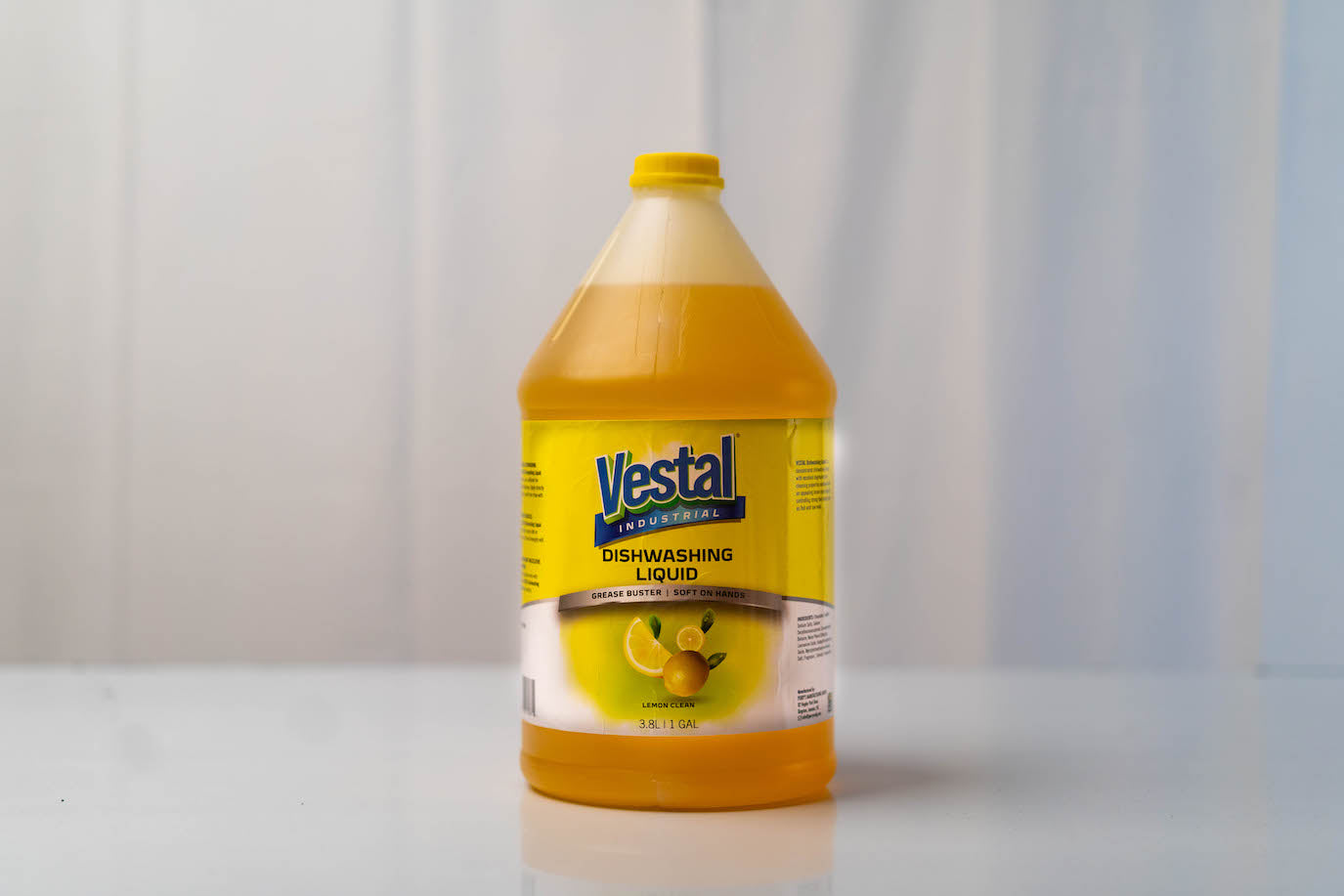 Vestal Lemon Clean Dishwashing Liquid 1 Gallon