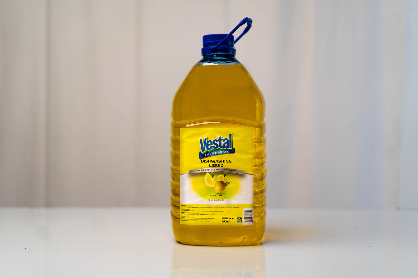 Vestal Lemon Clean Dishwashing Liquid 1.32Gallon/5L