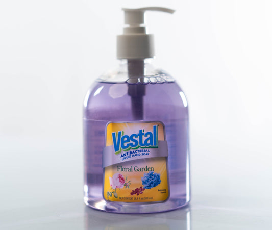 Vestal Antibacterial Liquid Hand Soap 500ml Floral Garden