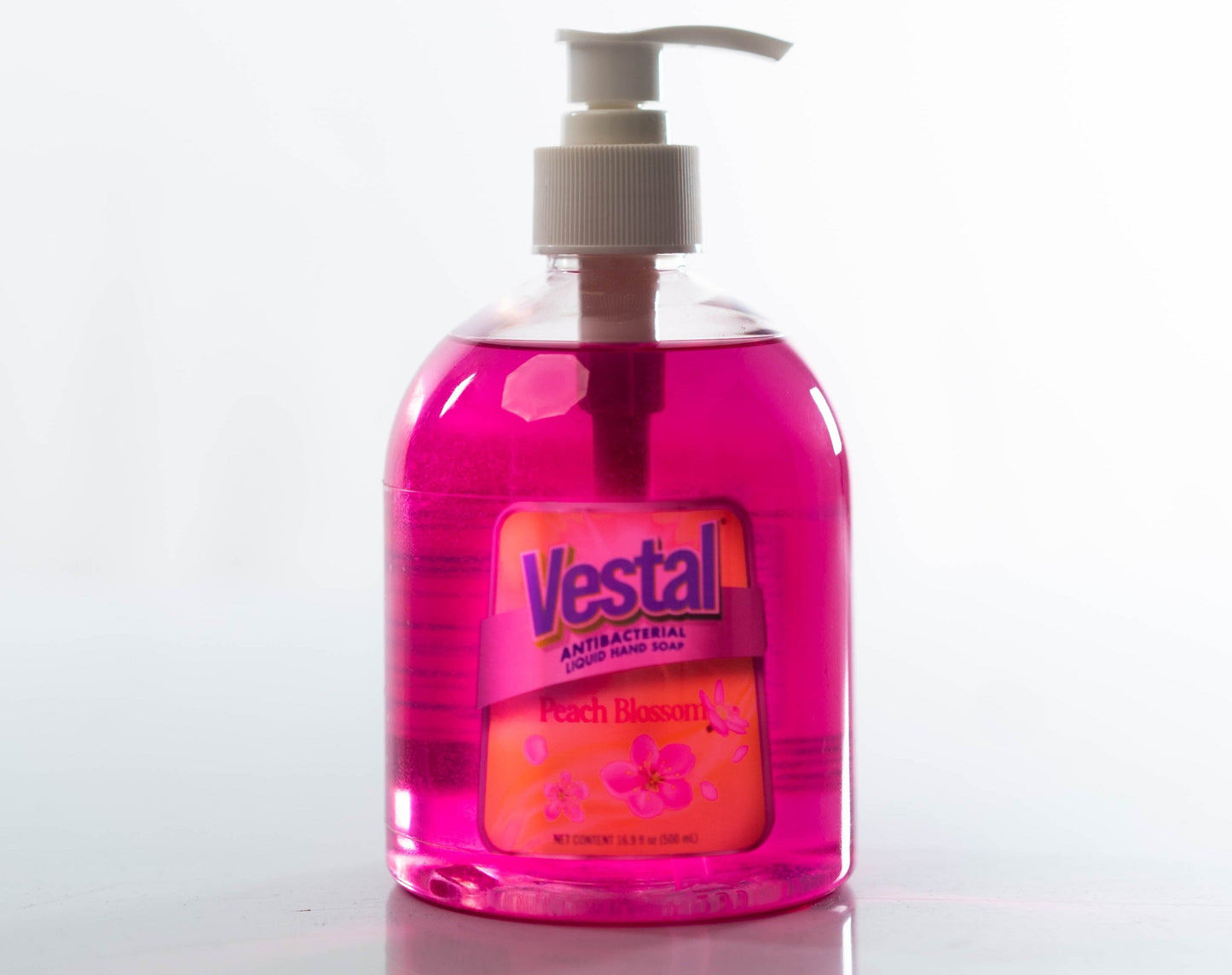 Vestal Antibacterial Liquid Hand Soap 500ml Peach Blossum