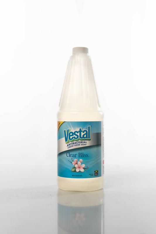 Vestal Antibacterial Liquid Hand Soap 1 Lit Clear Bliss