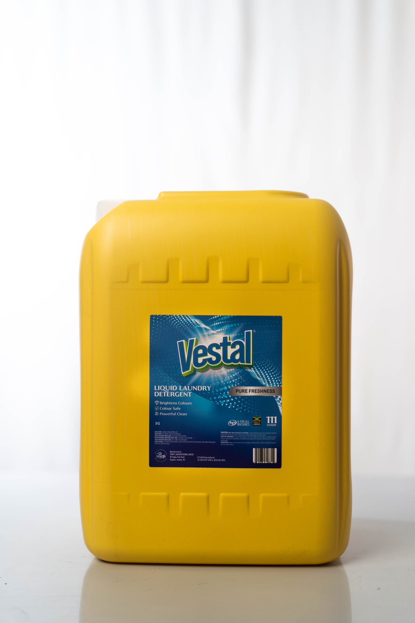 Vestal Pure Freshness Liquid Laundry Detergent 5 Gallon