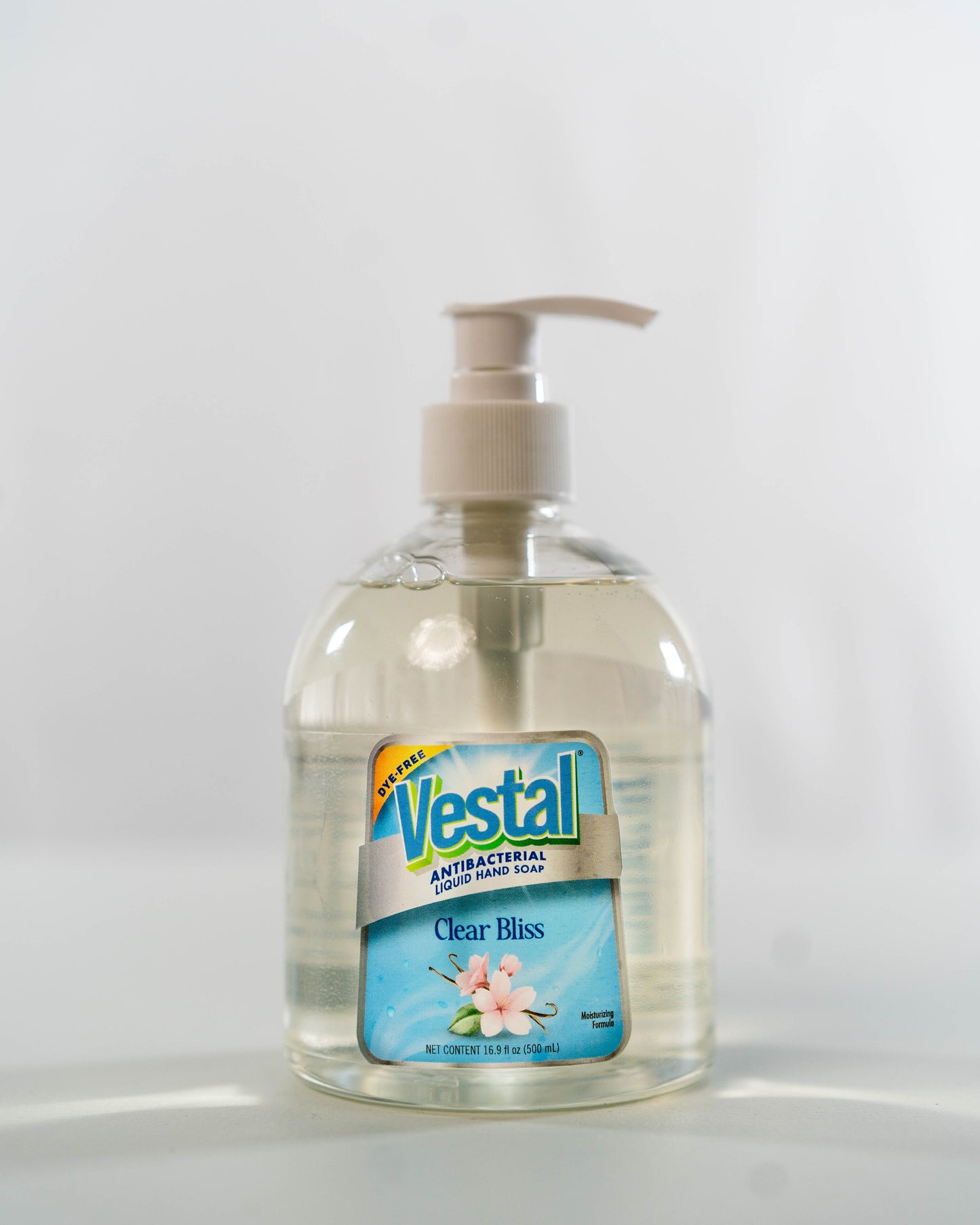 Vestal Antibacterial Liquid Hand Soap 500ml Clear Bliss